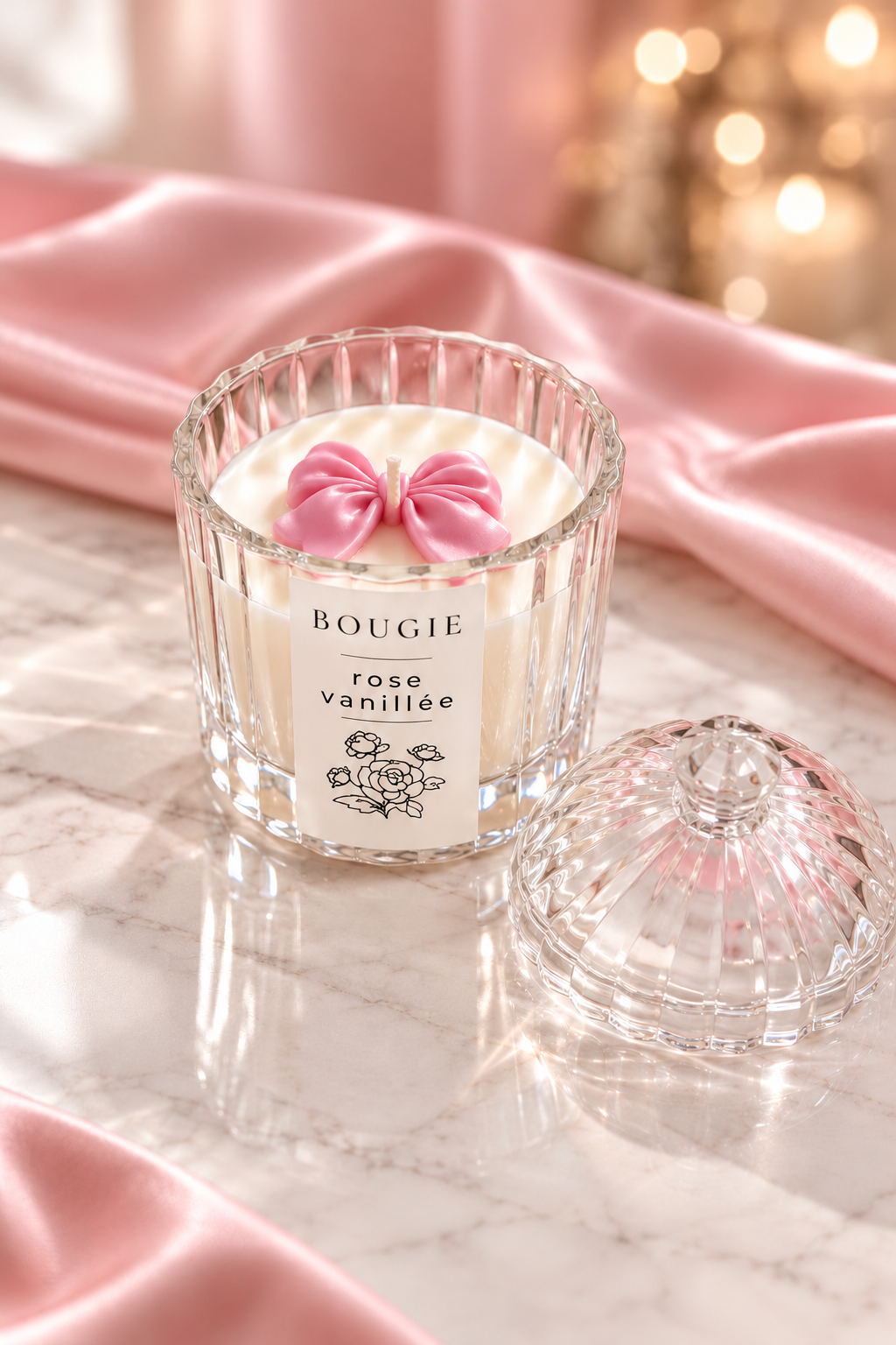 Bougie - Rose vanillée