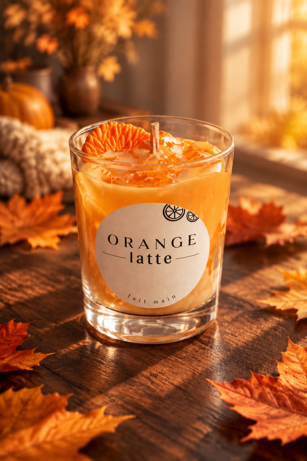 Bougie Orange latte