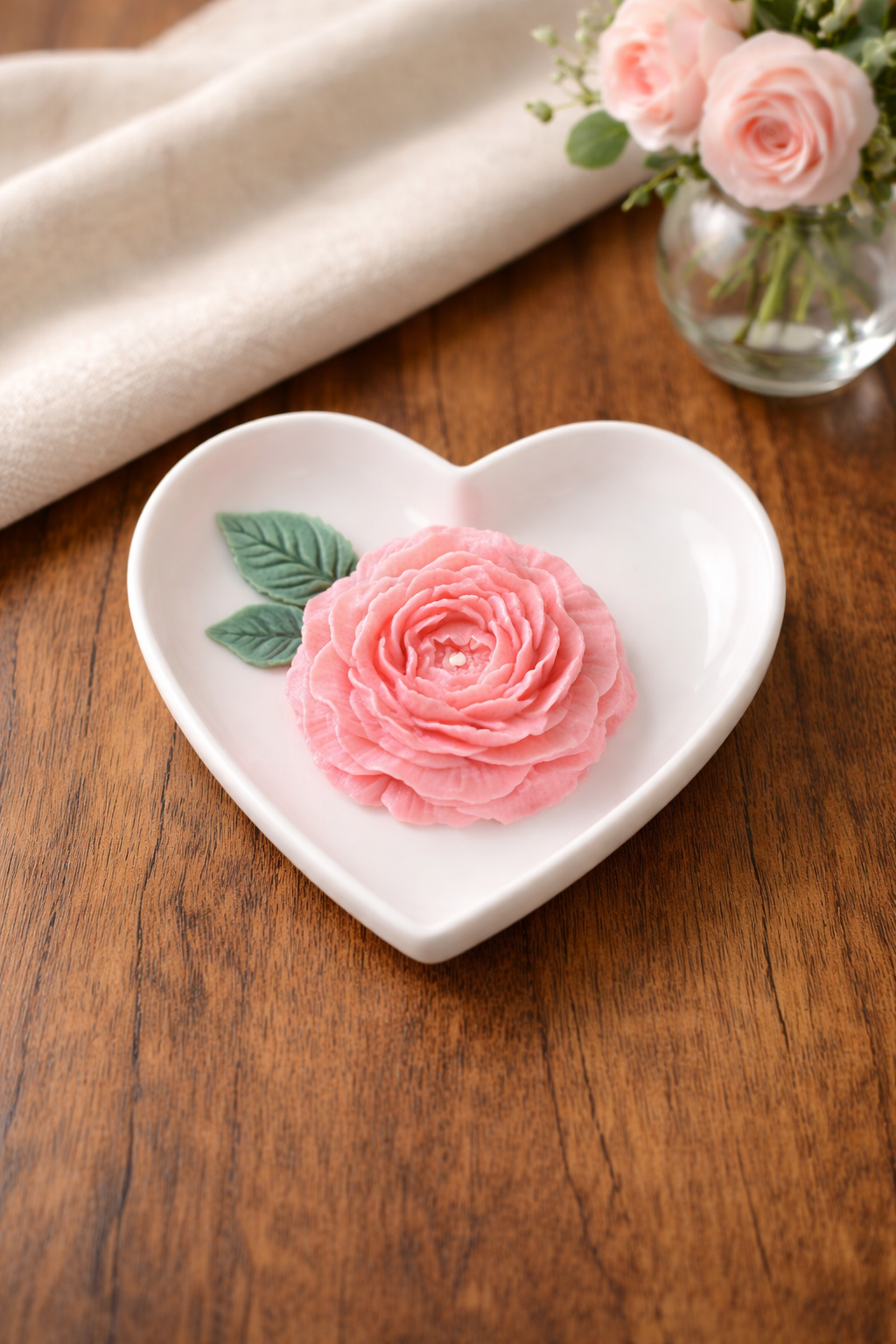 Bougie senteur pivoine fête des mères 