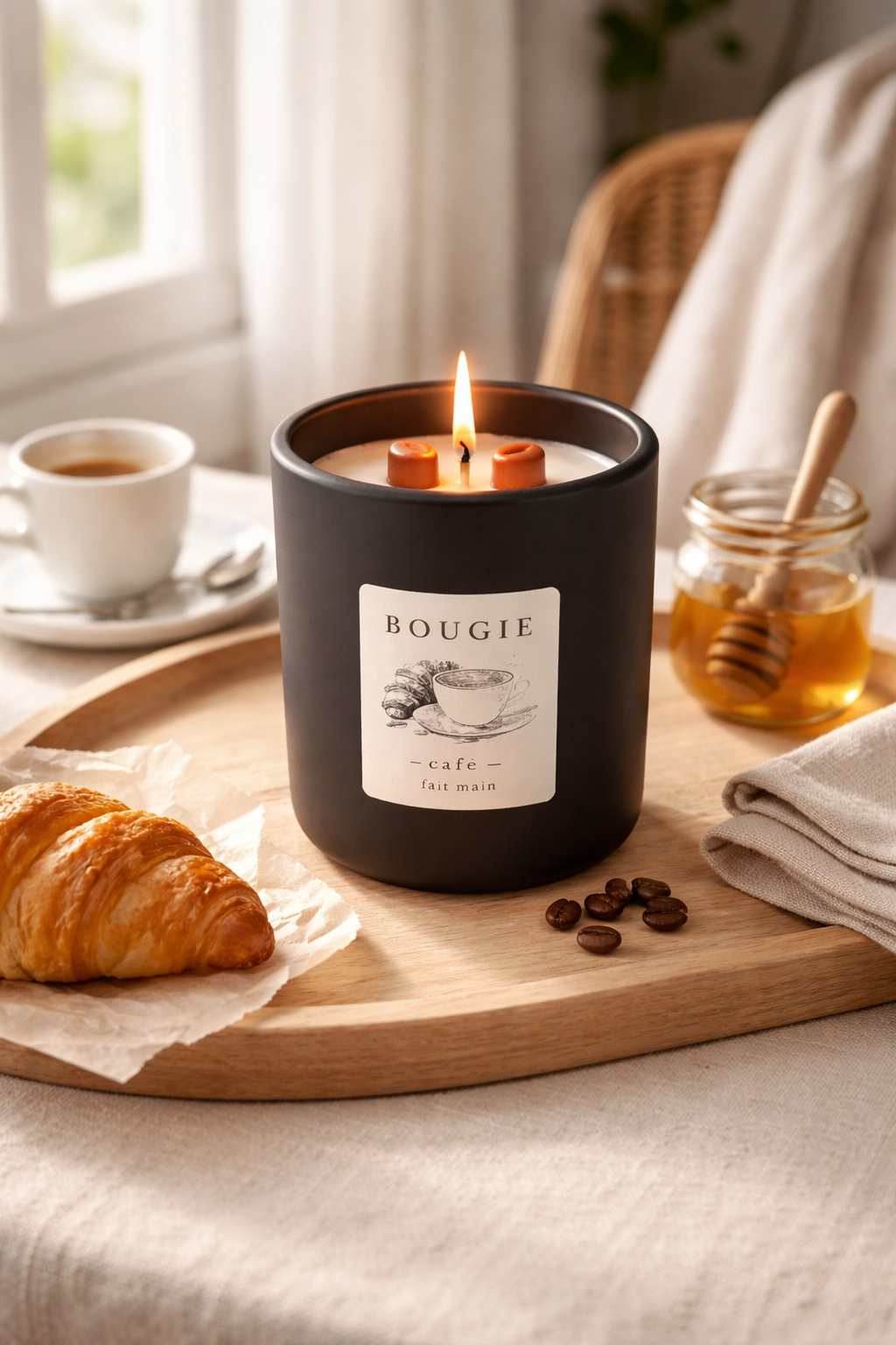 Bougie senteur café pour hommes 