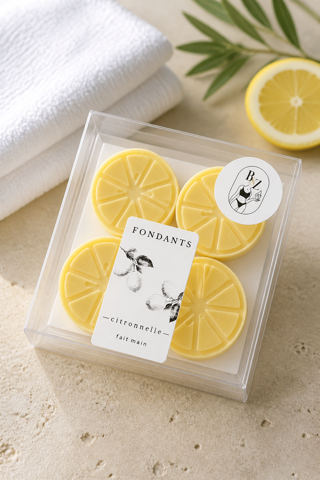 Fondants citronnelle cire de soja 