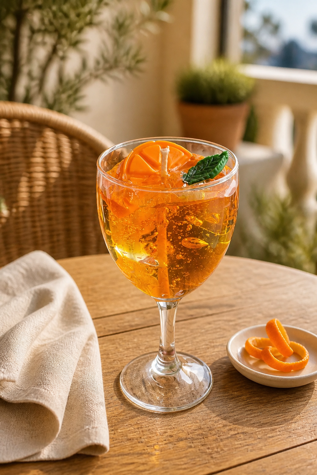 Bougie Aperol spritz